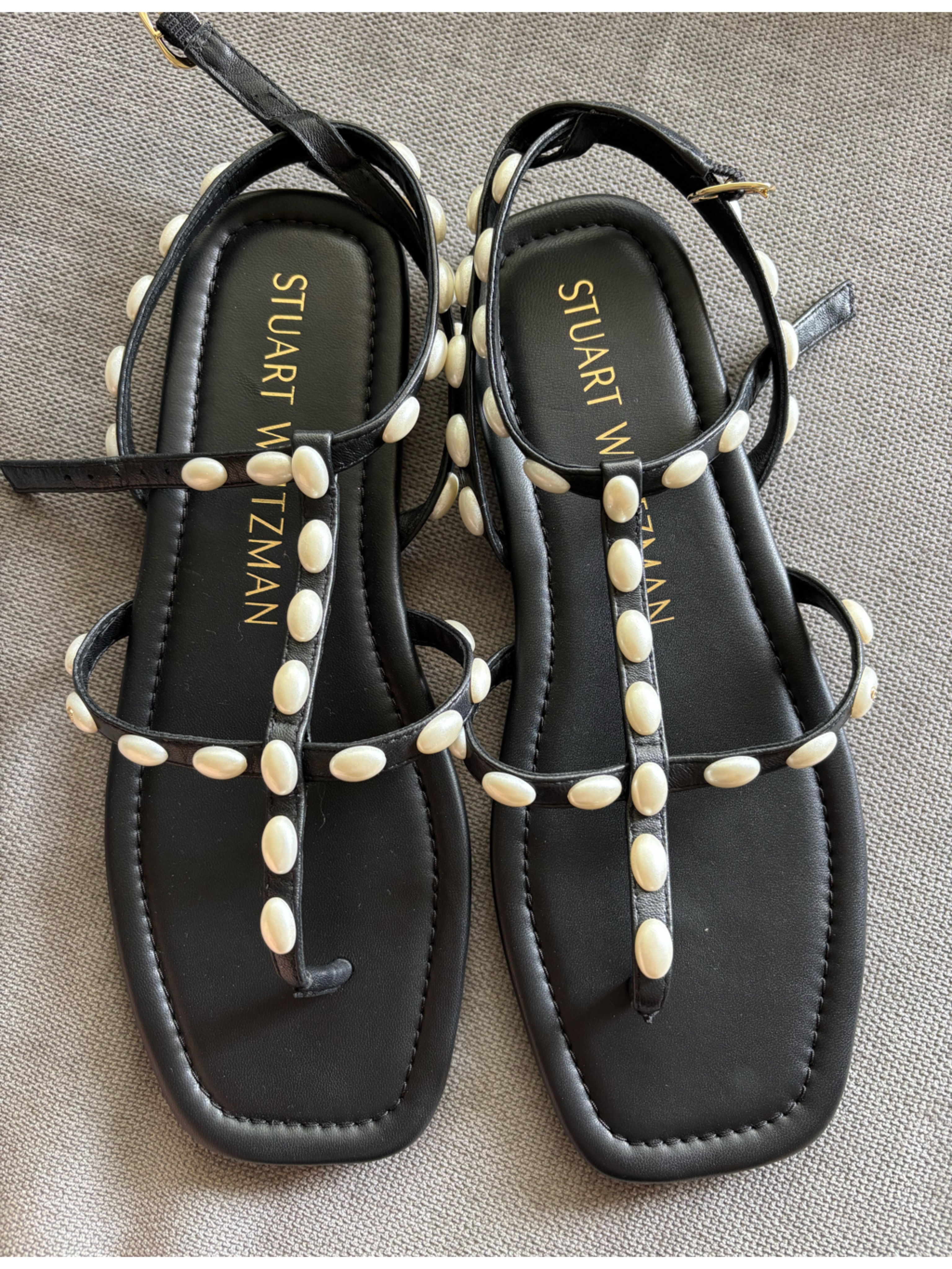 Stuart Weitzman Pearlita Sandals 8.5